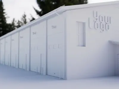 Warehouse Exterior 3D model 3D model