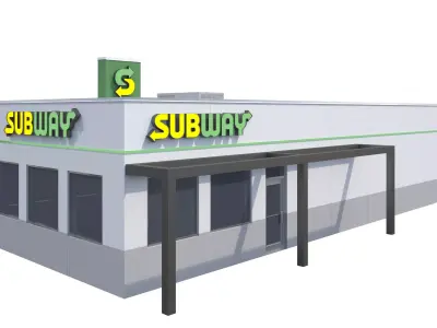 Retail-022 Subway 3D model
