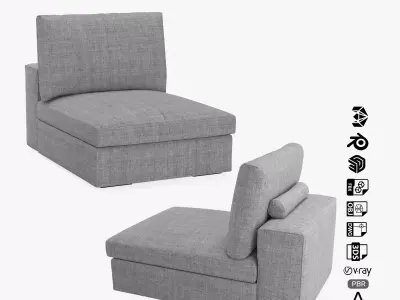 Clarence Sofa Moduler Part 06 3D model