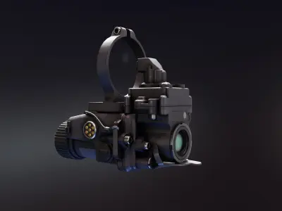 ECOSI SWIR Imager Low-poly 3D model