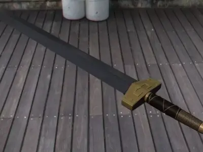 Meteor Sword Free 3D model