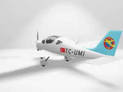 Tecnam P2002 JF model aircraft 3D model