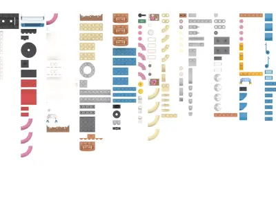 TwindBricks3D - 60452 Donut Truck 3D print model