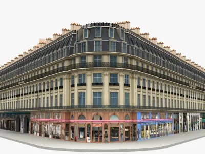 Opera Palais Garnier House Area Building Paris 3D model
