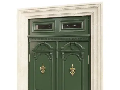 Entrance classic door 111 3D model