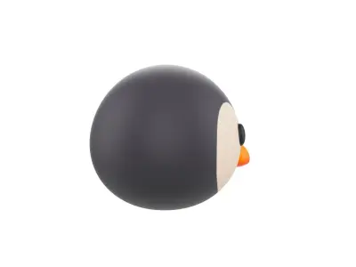 Prop187 Penguin Head 3D model