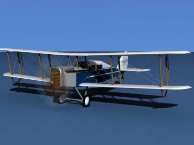 Airco DH-4 Everette Air Transport 3D model