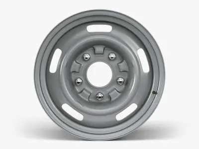 60s Rally Wheel 3D model