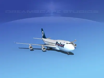 Boeing 747-400 Polar 3D model