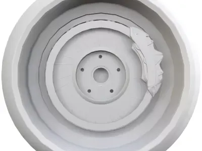 BBS SUPER RS WHEELS 3D model