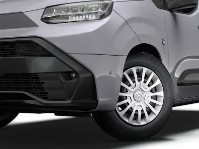 Toyota ProAce City Van Electric LWB 2024 3D model