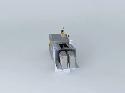 mini nuclear energy reactor Free 3D model