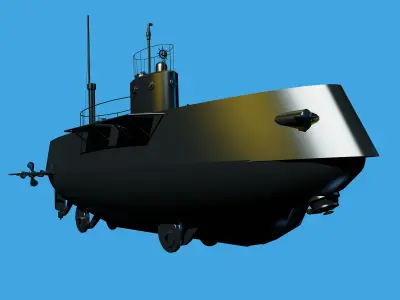 Protector submarine 3D model