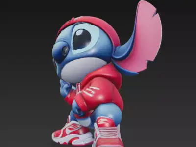 Stitch - street cloth 3D print model