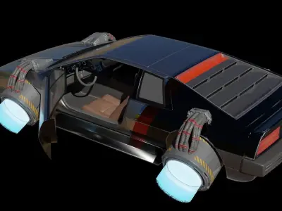 Cyberpunk Car 3D model
