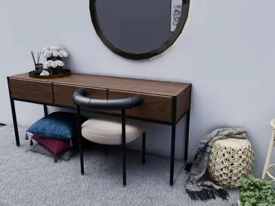 make up table Free 3D model