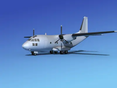 Alenia C-27A Spartan Bare Metal 3D model