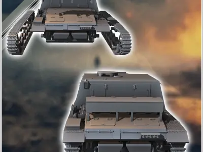 Sturm-Infanteriegeschutz 33B StuiG-33B - miniatures tabletop sce 3D print model
