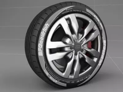 Auti TTRS wheel 3D model