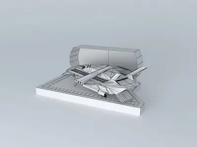 ARGO AIRCRAFTS VAD110 Intruder grounded 3D model