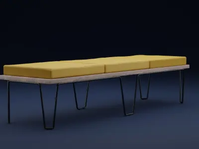 Alexis Bench Free 3D model
