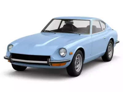 Classic Datsun 240Z Coupe 3D model