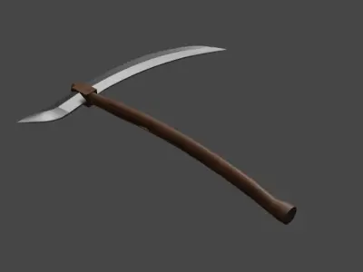 Scythe Free low-poly 3D model