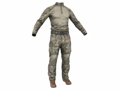 MILITARY Game Ready Crye G3 Uniform  Low-poly 3D model