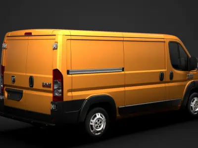 Ram Promaster Cargo 1500 LR 136WB 2020 3D model