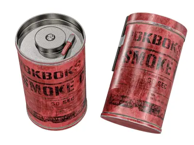 Rokboks M28 Smoke Candle  Low-poly 3D model