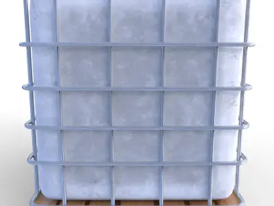 IBC Container 5 Low-poly 3D model