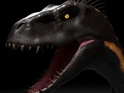 Indoraptor Jurassic World Low-poly 3D model