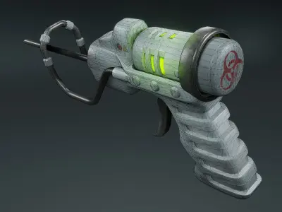 Syringe Low-poly 3D model