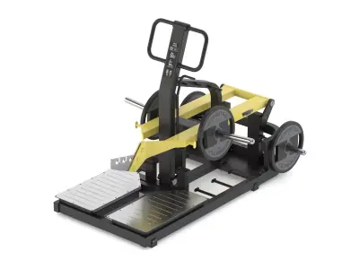 Technogym Plate Loaded Pure Belt Squat 3D model