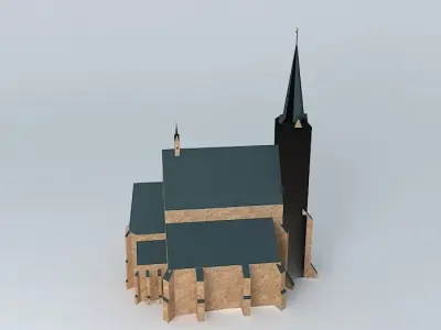 Parish Church in Pilsen Free 3D model