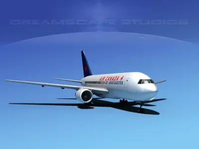 Boeing 767-100 Air Canada 2 3D model