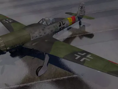 Focke-Wulf Ta-152H-1 3D model