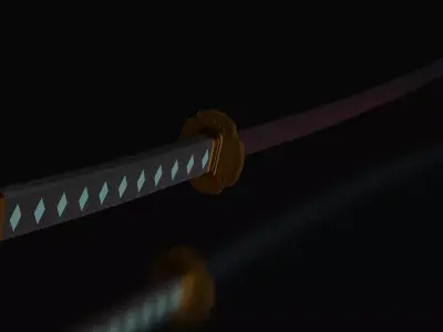 Shadow Katana 3D model
