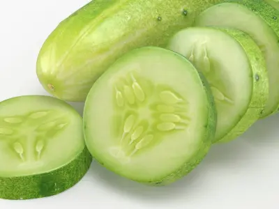 Cucumbers 02 3D model