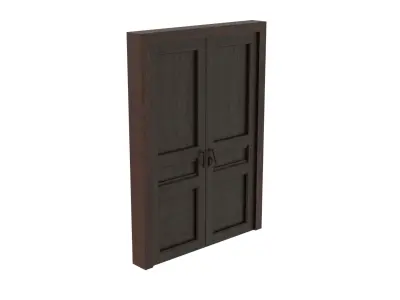 Ottoman Wooden Door 3D model