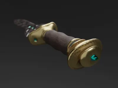 Ancient dagger 3D model