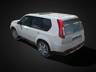 Nissan X-Trail 2007-2014 Low-poly 3D model