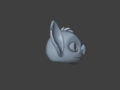 Stitch Helmet from Lilo and Stitch 3D print model