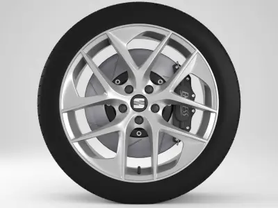 Seat Leon Rim 3D model