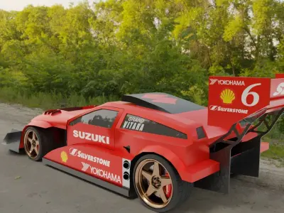 Suzuki Escudo Grand Vitara Low-Poly 3D Model Free low-poly 3D model