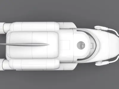 Thunderbird 4 scale model 3D print model