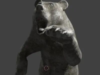 Bear Statue 3D model