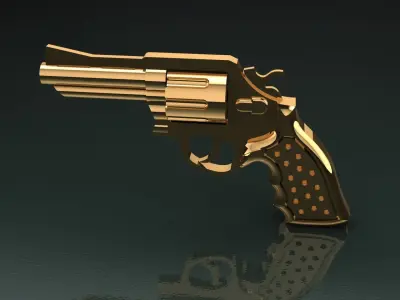 pendant gold 3D 3D print model