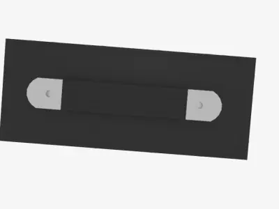 Electric Car Battery Low-poly 3D model