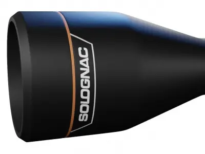 solognac scope high and lowpoly Low-poly 3D model